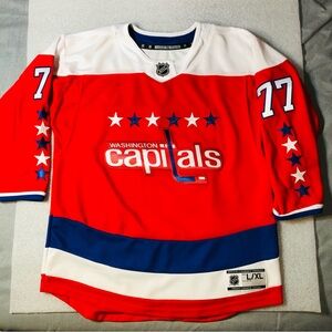 Reebok Washington Capitals T.J. Oshie #77 Retro Jersey SEWN  Youth L/XL Red NHL